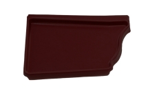 Заглушка для прямоугольного водостока Vortex Optima