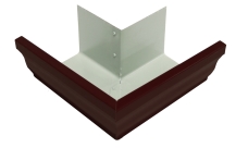 Угол внешний 90 градусов для прямоугольного водостока Vortex Optima