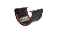 Соединитель желобов для пластиковой водосточной системы Дизайн (135/90)