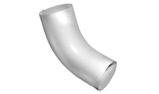 Колено водосточной трубы 150 мм