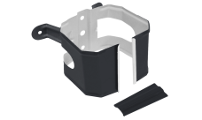 Кронштейн для прямоугольного водостока Vortex Matt