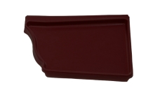 Заглушка правая для прямоугольного водостока Vortex Optima