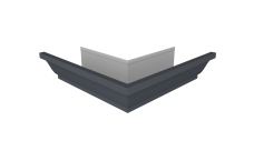 Угол желоба для водостока Vortex Lite Matt